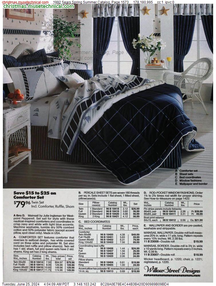 1992 Sears Spring Summer Catalog, Page 1573