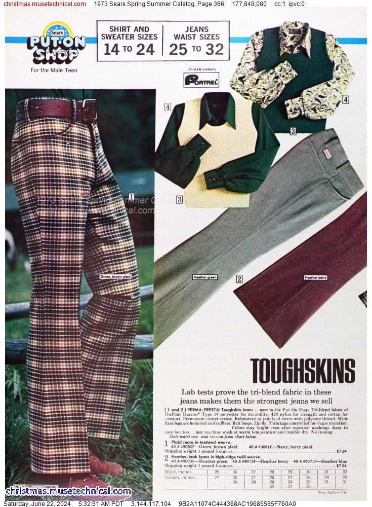 1973 Sears Spring Summer Catalog, Page 366