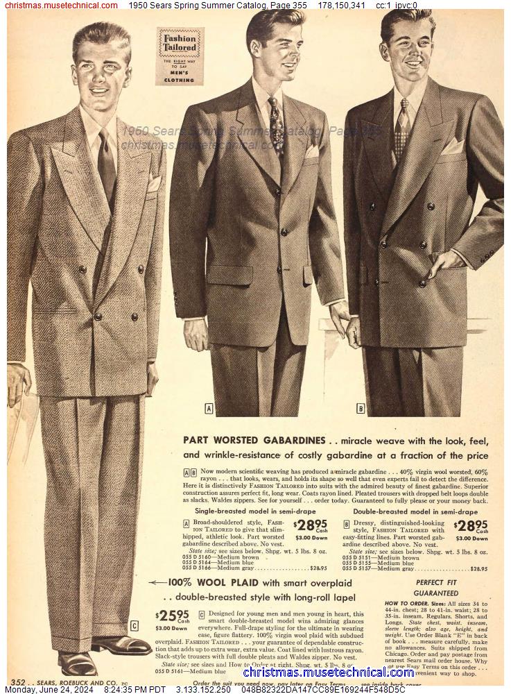 1950 Sears Spring Summer Catalog, Page 355