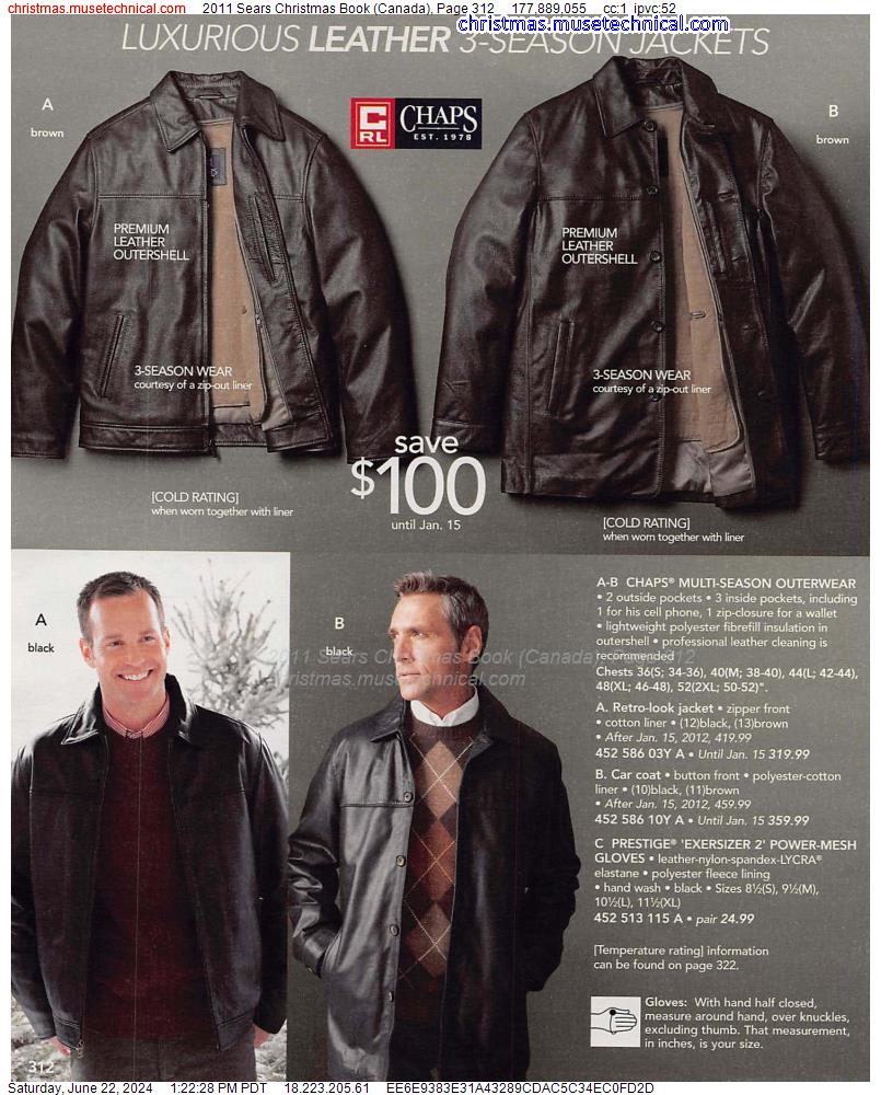 2011 Sears Christmas Book (Canada), Page 312