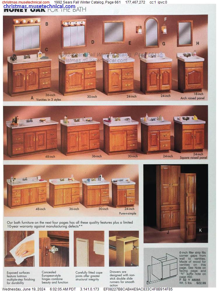 1992 Sears Fall Winter Catalog, Page 661