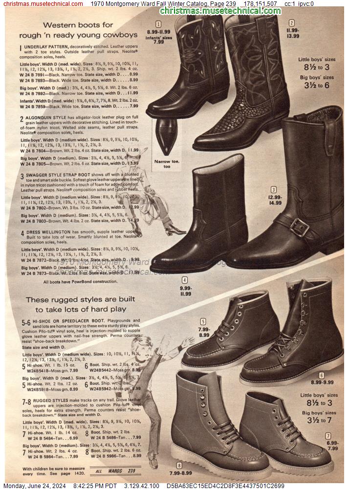1970 Montgomery Ward Fall Winter Catalog, Page 239