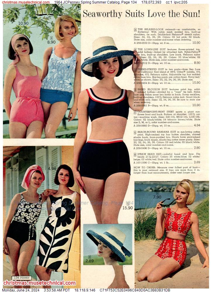 1964 JCPenney Spring Summer Catalog, Page 134