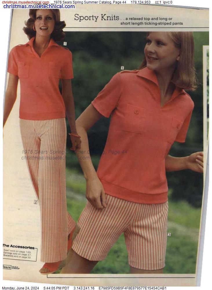 1976 Sears Spring Summer Catalog, Page 44