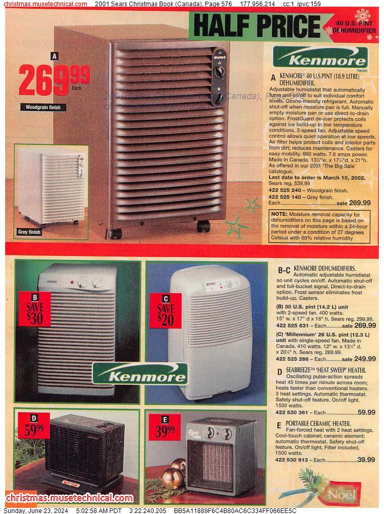 2001 Sears Christmas Book (Canada), Page 576
