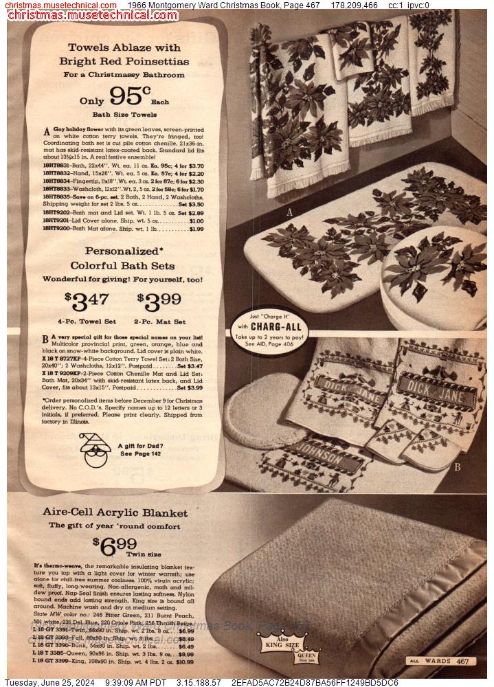 1966 Montgomery Ward Christmas Book, Page 467