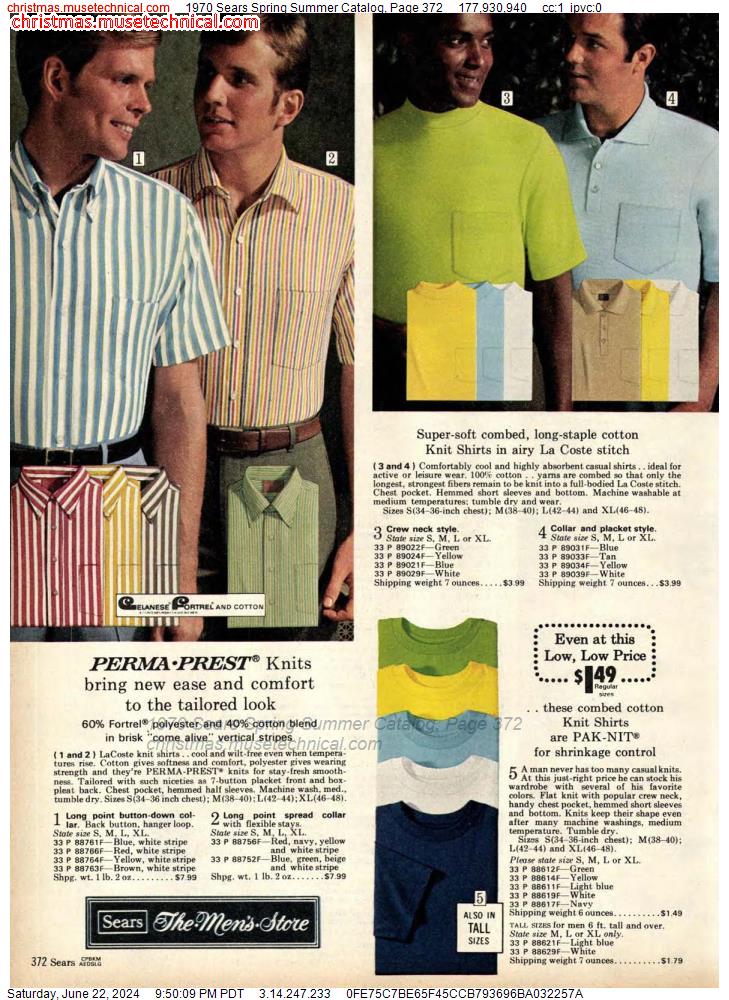 1970 Sears Spring Summer Catalog, Page 372