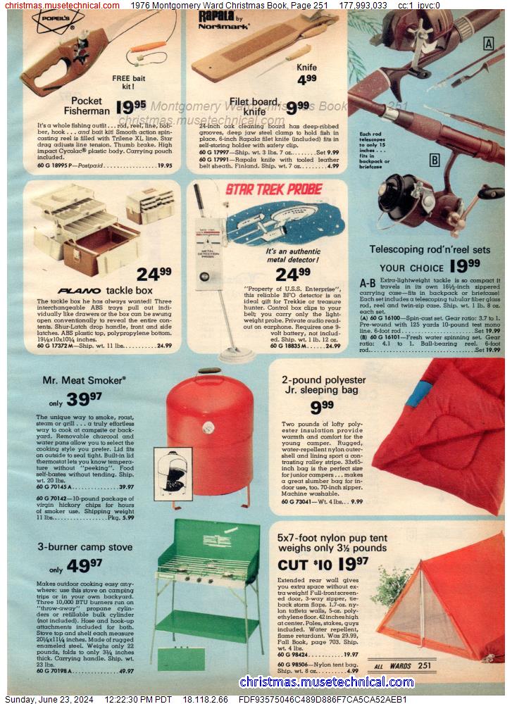 1976 Montgomery Ward Christmas Book, Page 251