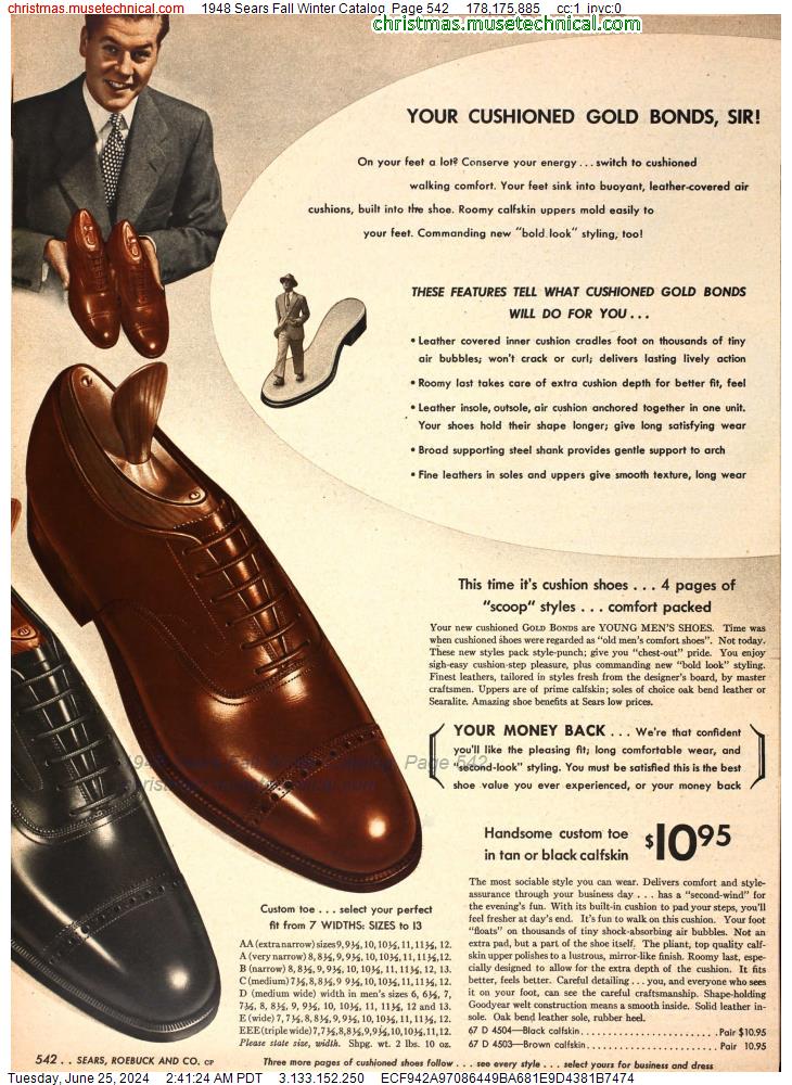 1948 Sears Fall Winter Catalog, Page 542