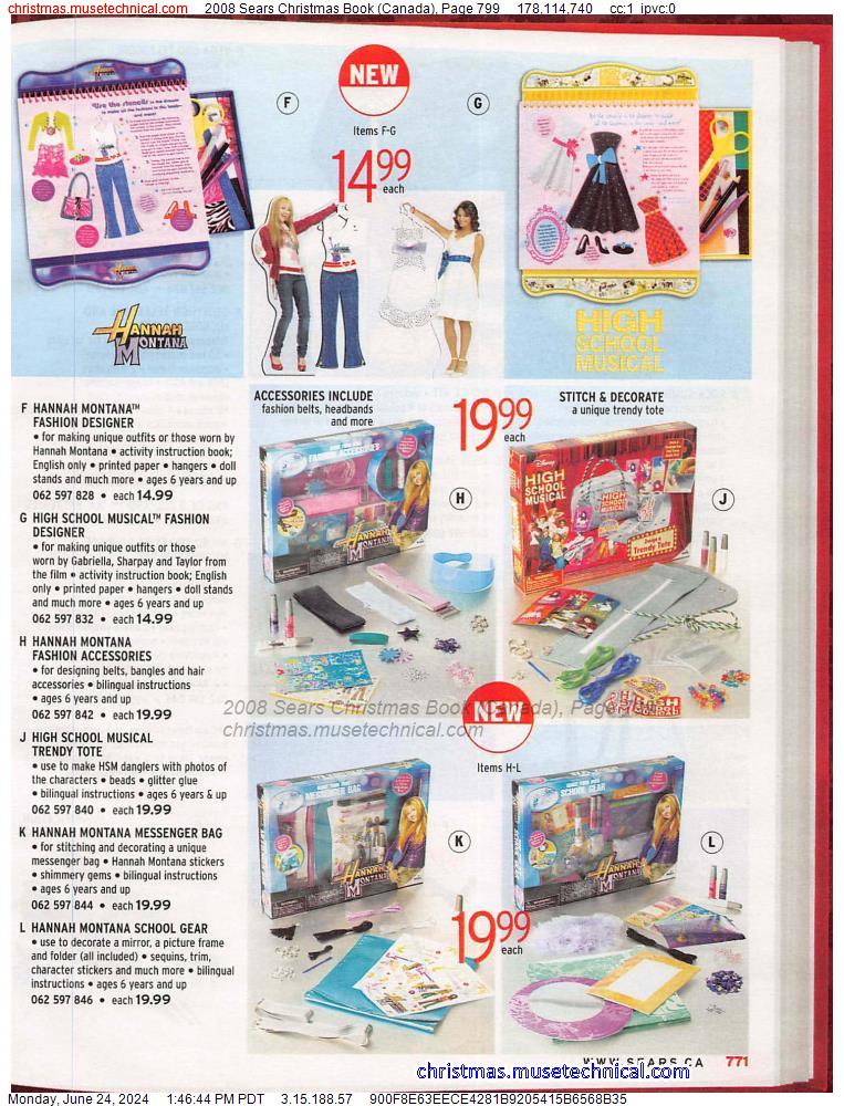 2008 Sears Christmas Book (Canada), Page 799