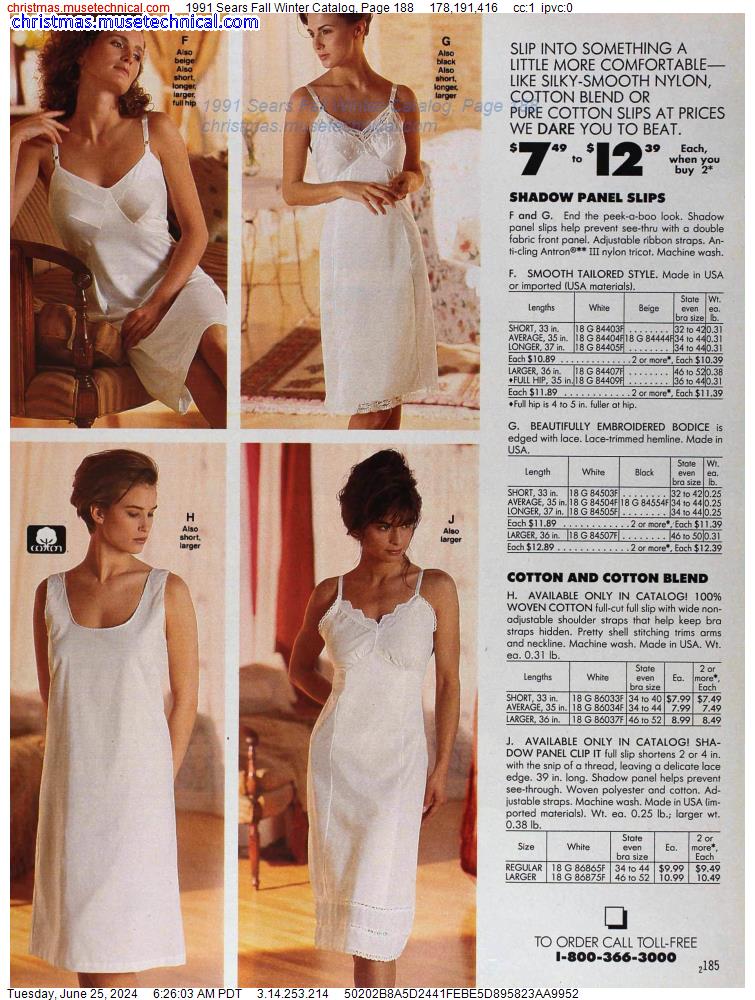 1991 Sears Fall Winter Catalog, Page 188