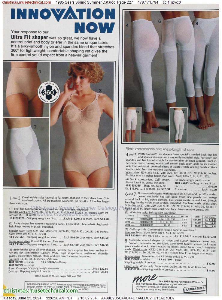 1985 Sears Spring Summer Catalog, Page 227