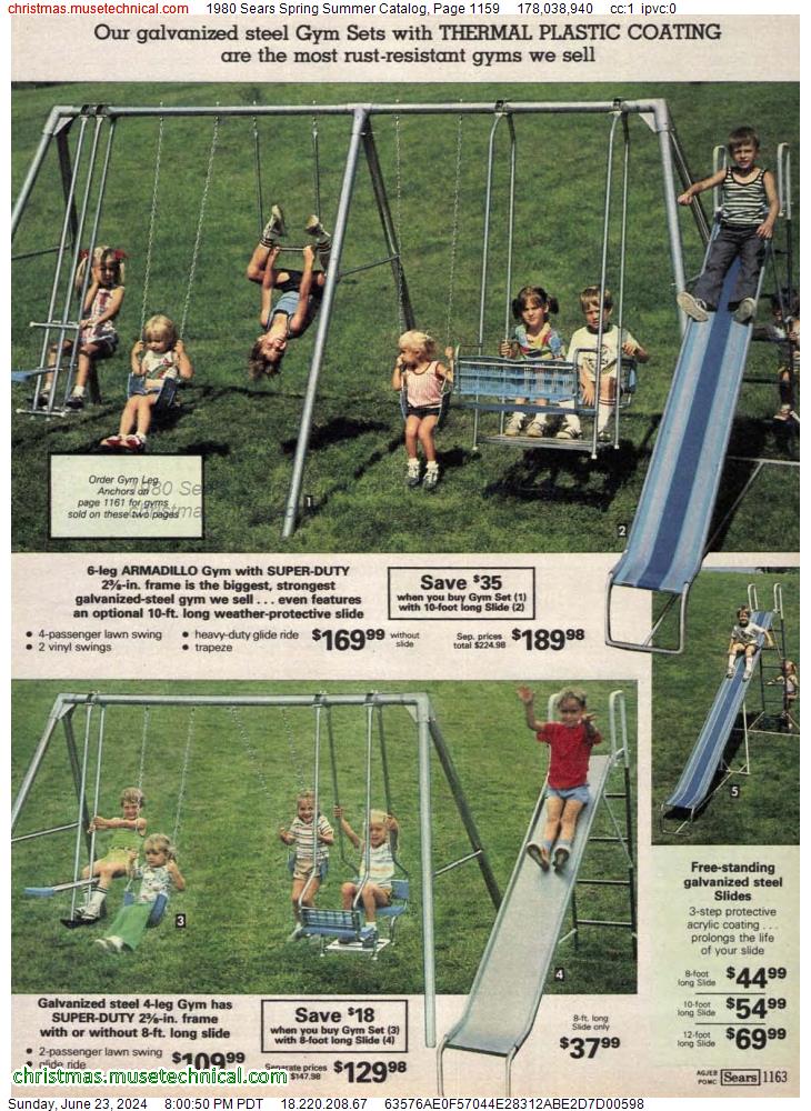 1980 Sears Spring Summer Catalog, Page 1159