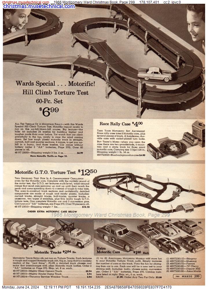 1966 Montgomery Ward Christmas Book, Page 299