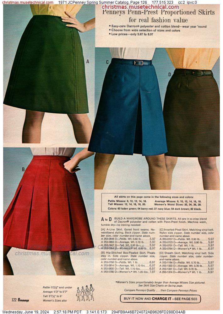 1971 JCPenney Spring Summer Catalog, Page 126