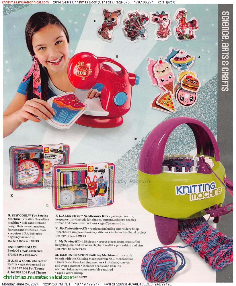 2014 Sears Christmas Book (Canada), Page 575
