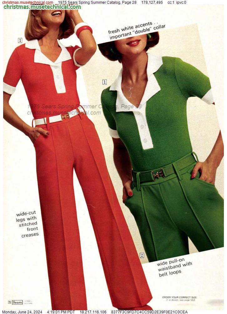 1975 Sears Spring Summer Catalog, Page 28