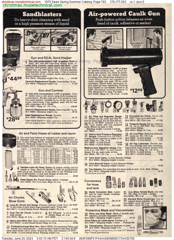 1975 Sears Spring Summer Catalog, Page 793