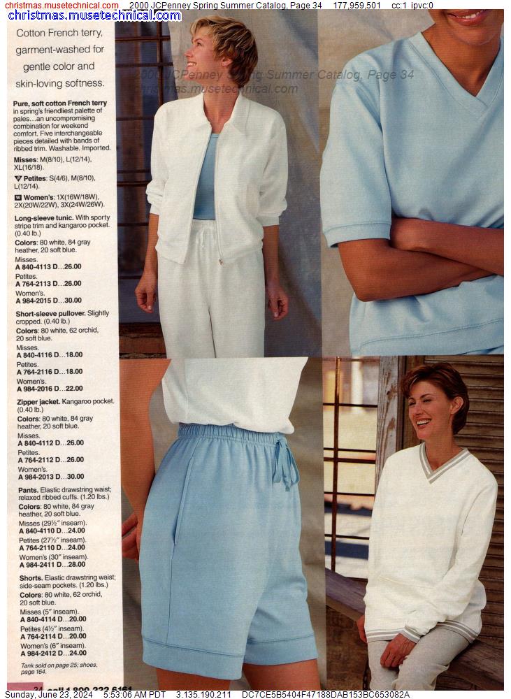 2000 JCPenney Spring Summer Catalog, Page 34