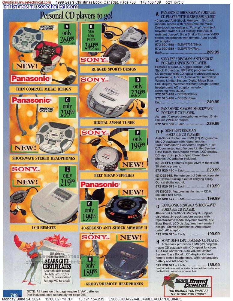 1999 Sears Christmas Book (Canada), Page 756