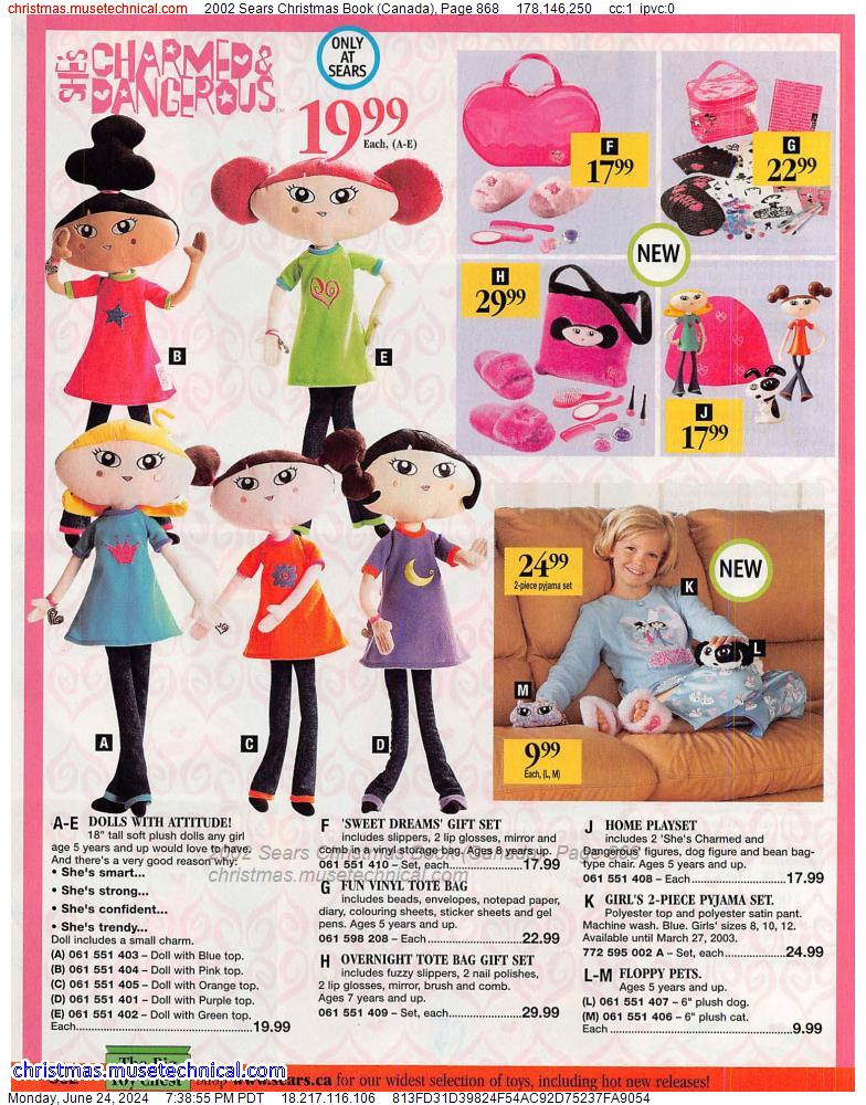 2002 Sears Christmas Book (Canada), Page 868
