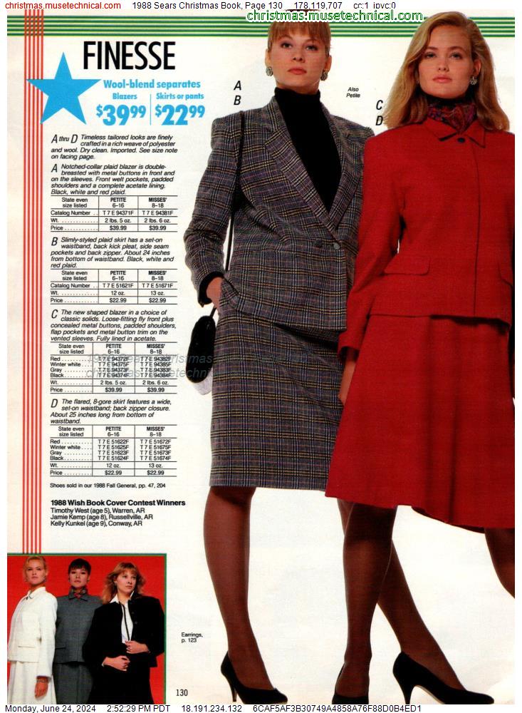 1988 Sears Christmas Book, Page 130