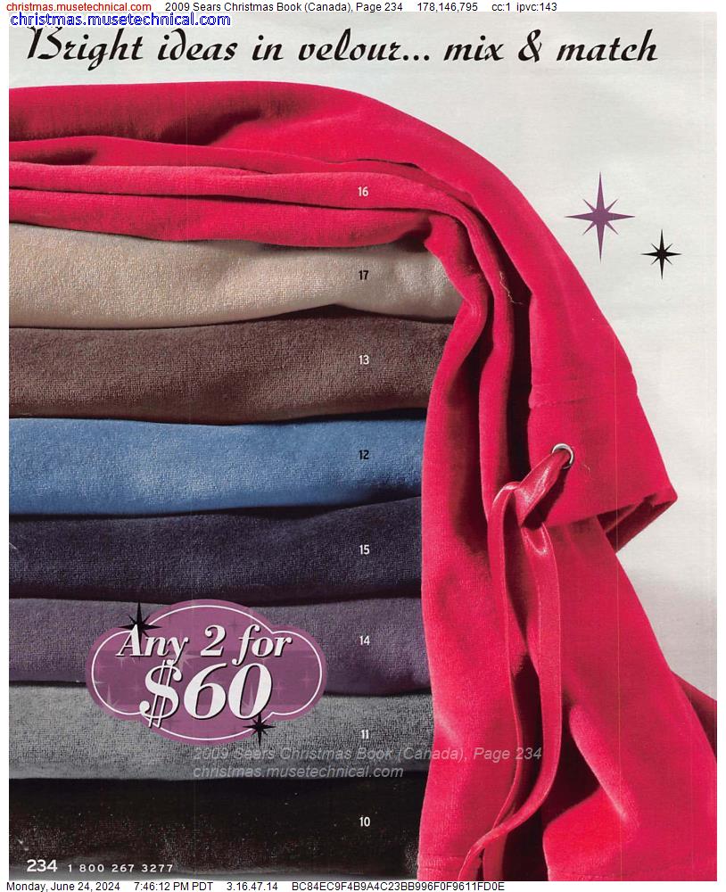 2009 Sears Christmas Book (Canada), Page 234