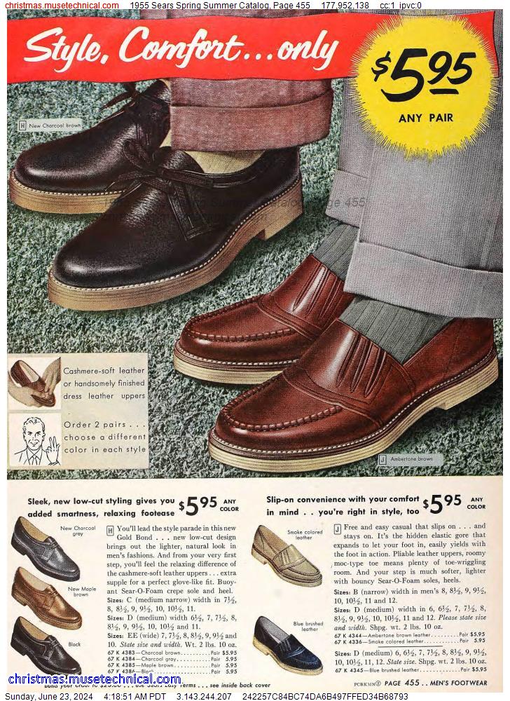 1955 Sears Spring Summer Catalog, Page 455
