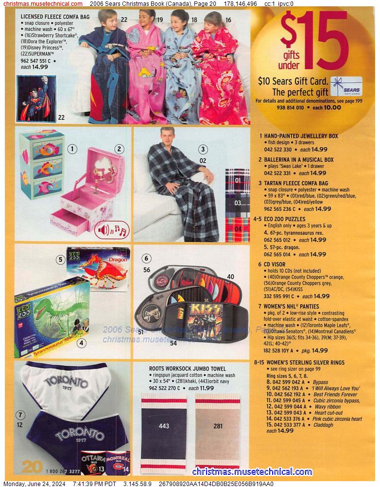 2006 Sears Christmas Book (Canada), Page 20