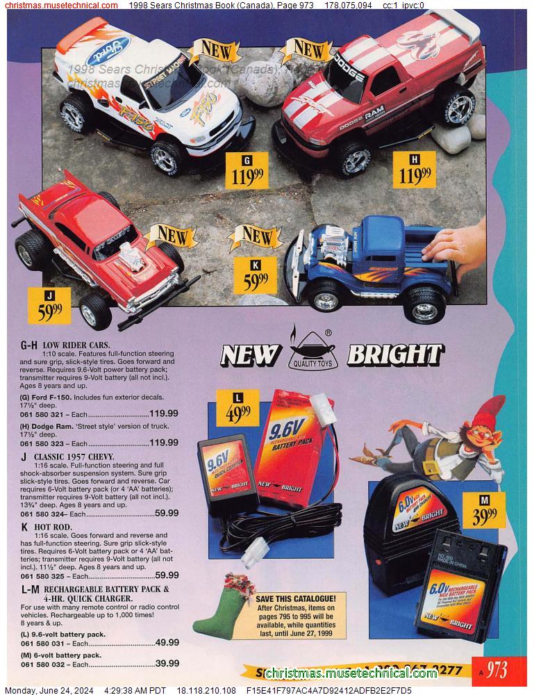 1998 Sears Christmas Book (Canada), Page 973