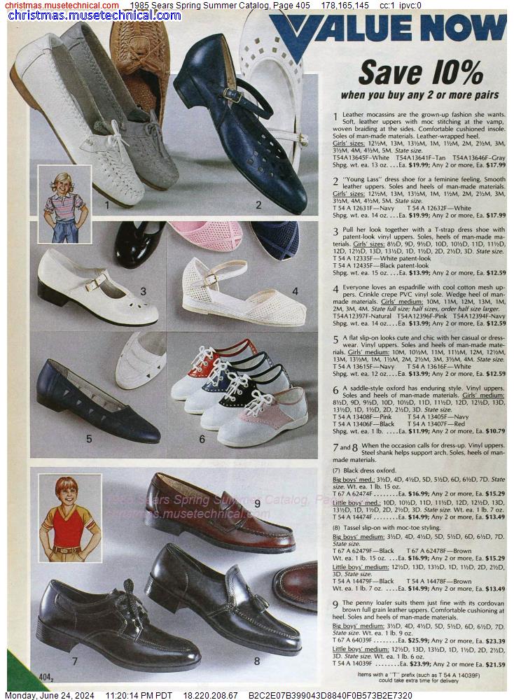 1985 Sears Spring Summer Catalog, Page 405