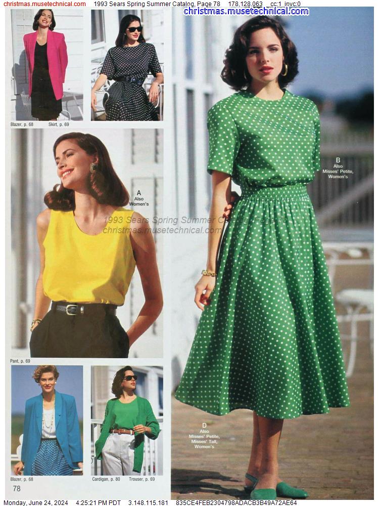 1993 Sears Spring Summer Catalog, Page 78