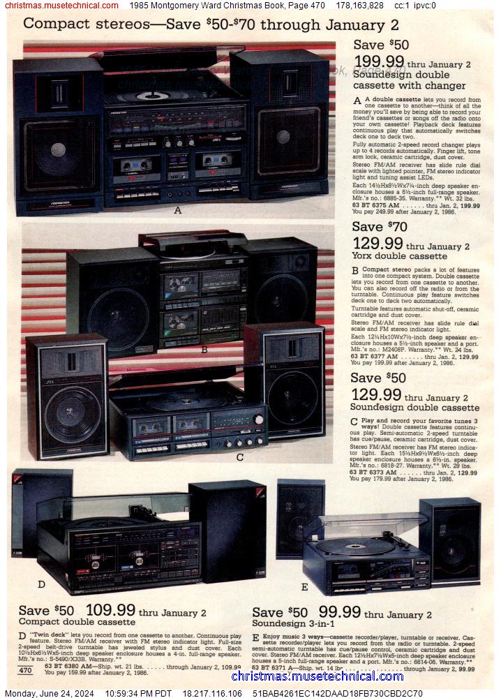 1985 Montgomery Ward Christmas Book, Page 470