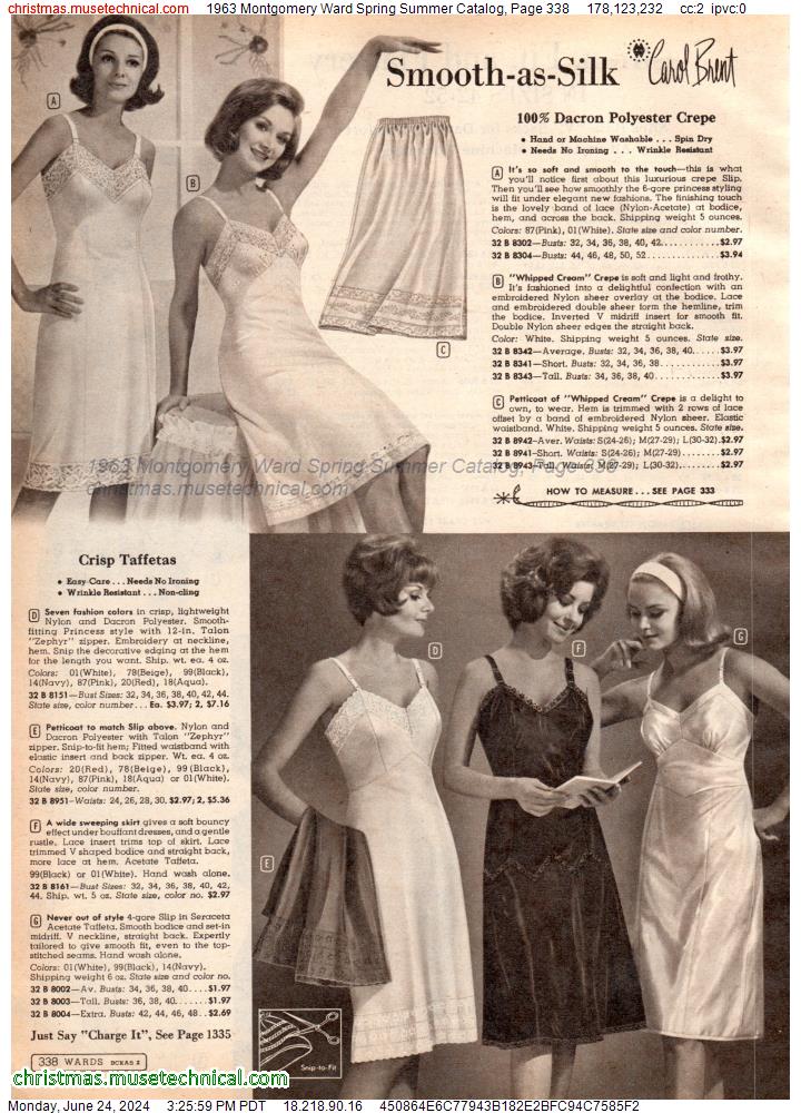 1963 Montgomery Ward Spring Summer Catalog, Page 338
