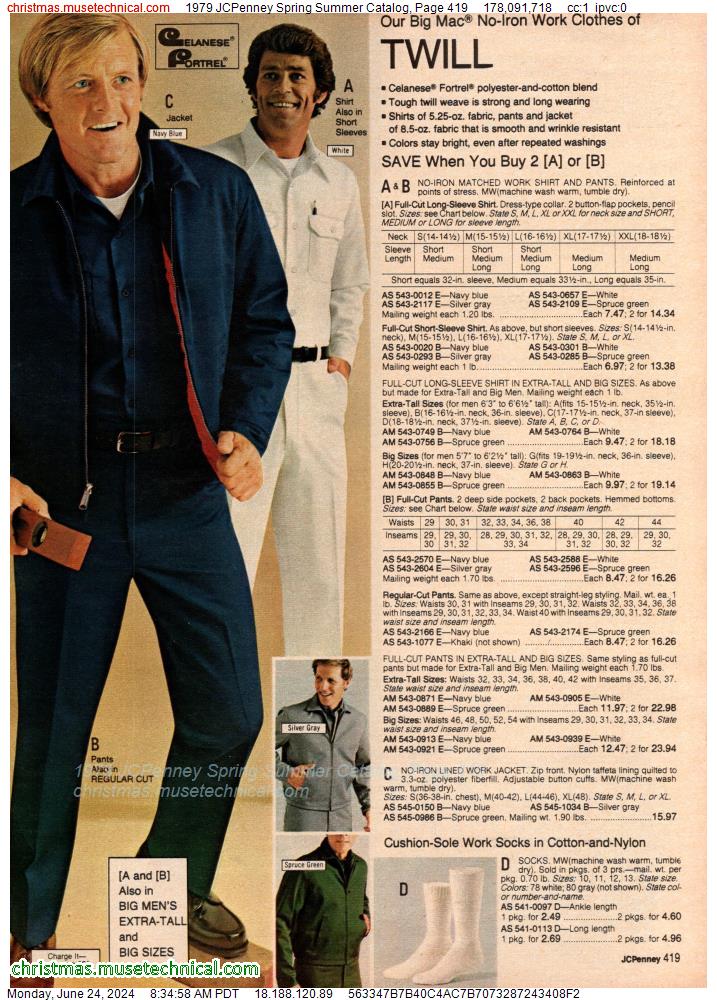 1979 JCPenney Spring Summer Catalog, Page 419