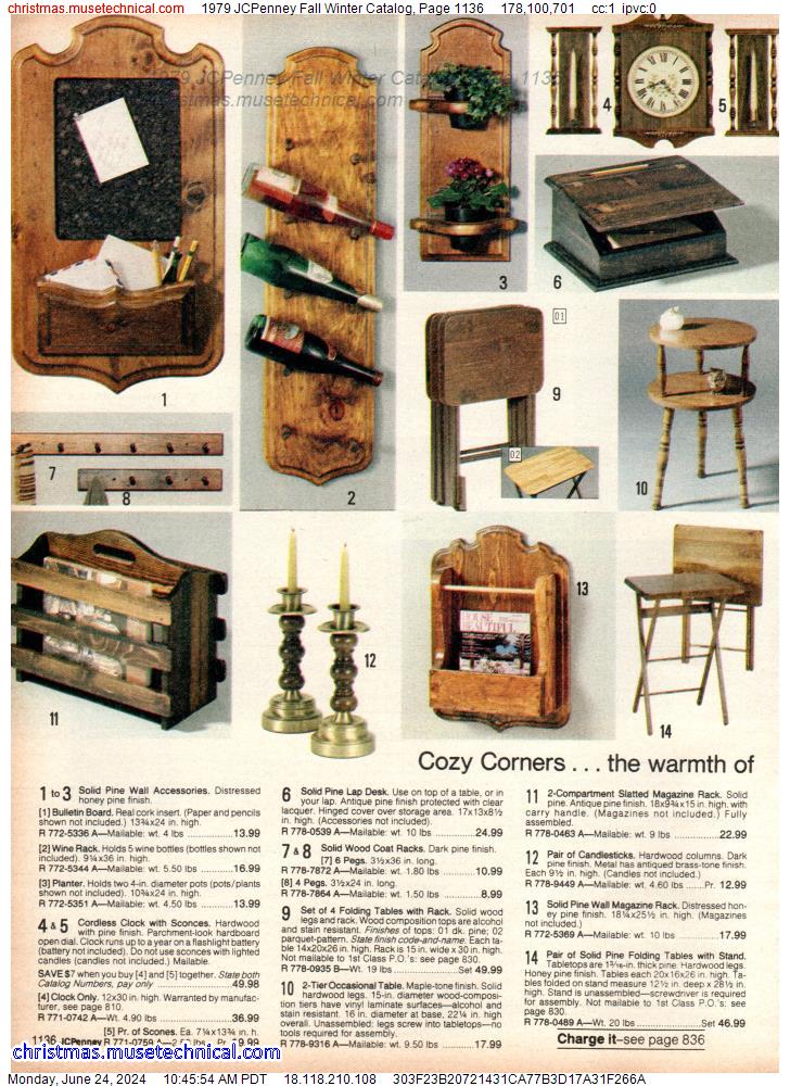 1979 JCPenney Fall Winter Catalog, Page 1136