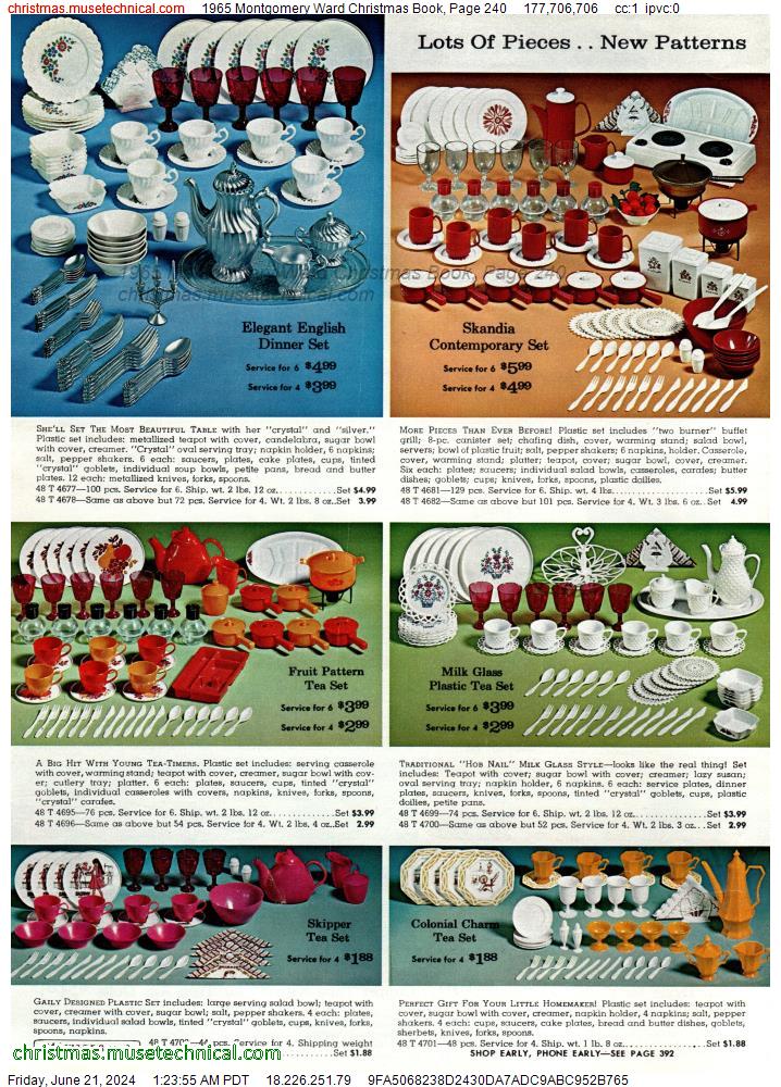 1965 Montgomery Ward Christmas Book, Page 240