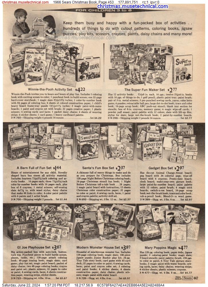 1966 Sears Christmas Book, Page 453