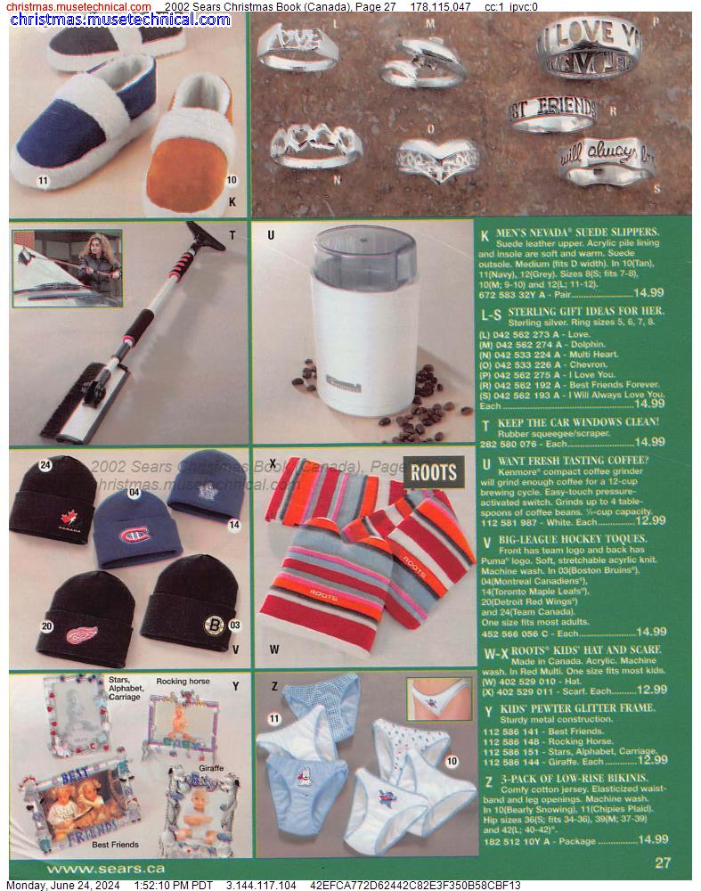 2002 Sears Christmas Book (Canada), Page 27