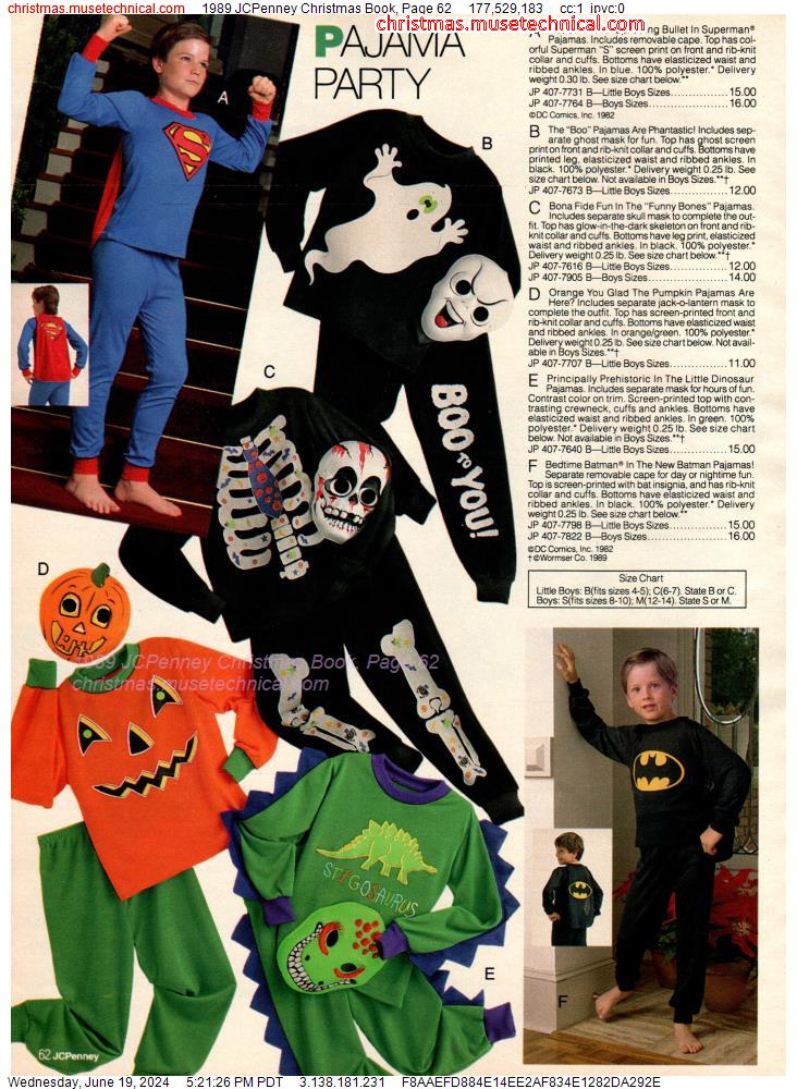 1989 JCPenney Christmas Book, Page 62