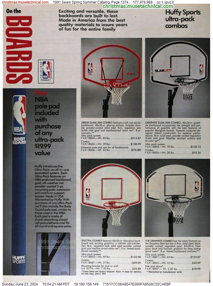 1991 Sears Spring Summer Catalog, Page 1374