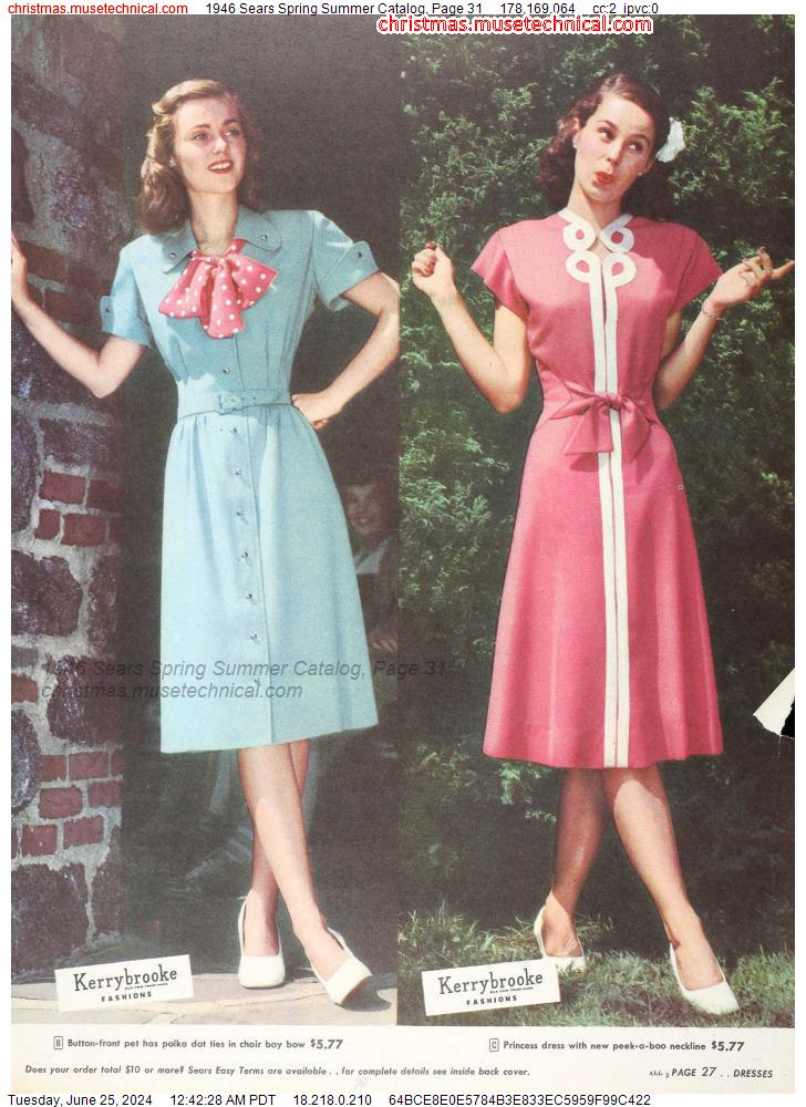1946 Sears Spring Summer Catalog, Page 31