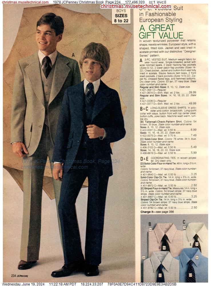 1978 JCPenney Christmas Book, Page 234