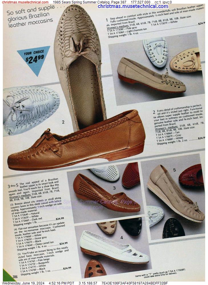 1985 Sears Spring Summer Catalog, Page 387