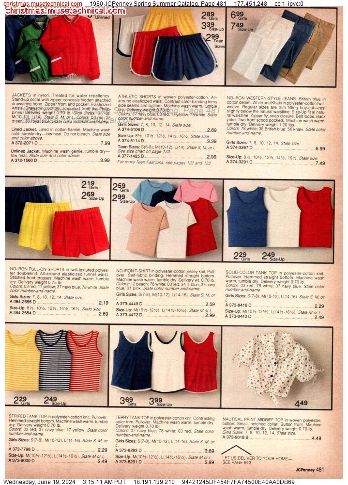 1980 JCPenney Spring Summer Catalog, Page 481