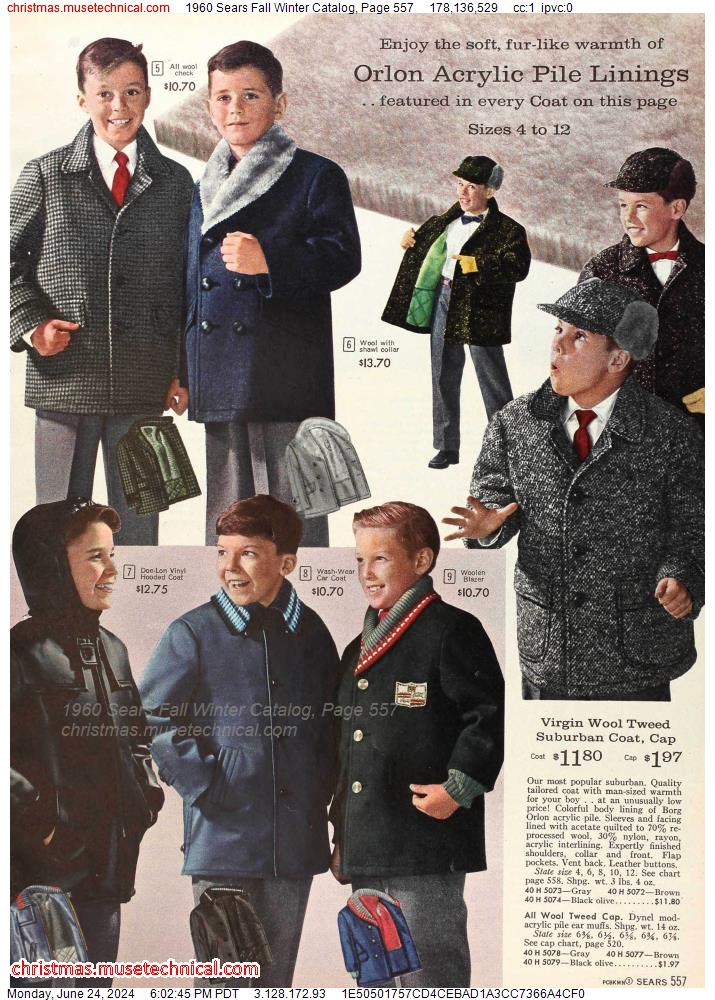 1960 Sears Fall Winter Catalog, Page 557