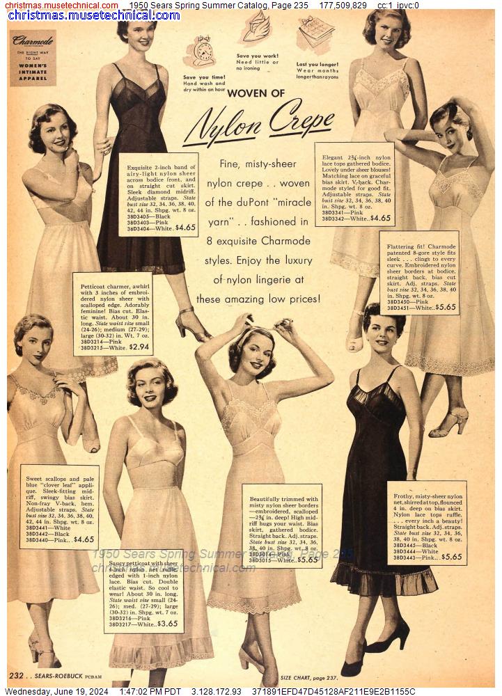 1950 Sears Spring Summer Catalog, Page 235