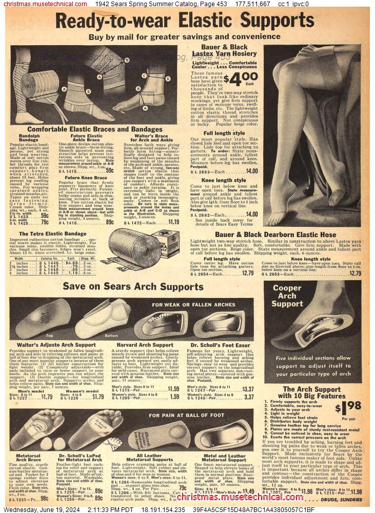1942 Sears Spring Summer Catalog, Page 453