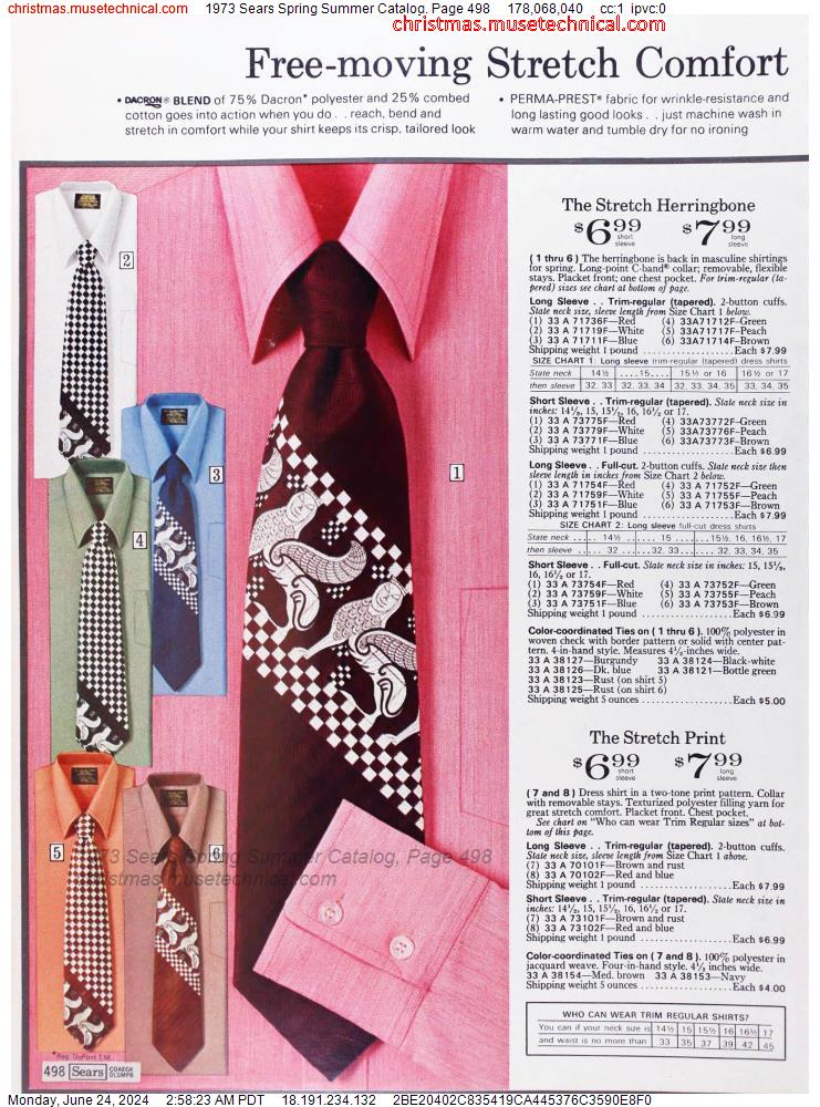 1973 Sears Spring Summer Catalog, Page 498