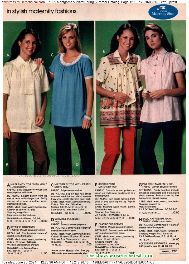 1982 Montgomery Ward Spring Summer Catalog, Page 127